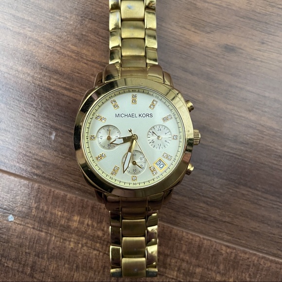 Gold Michael Kors watch